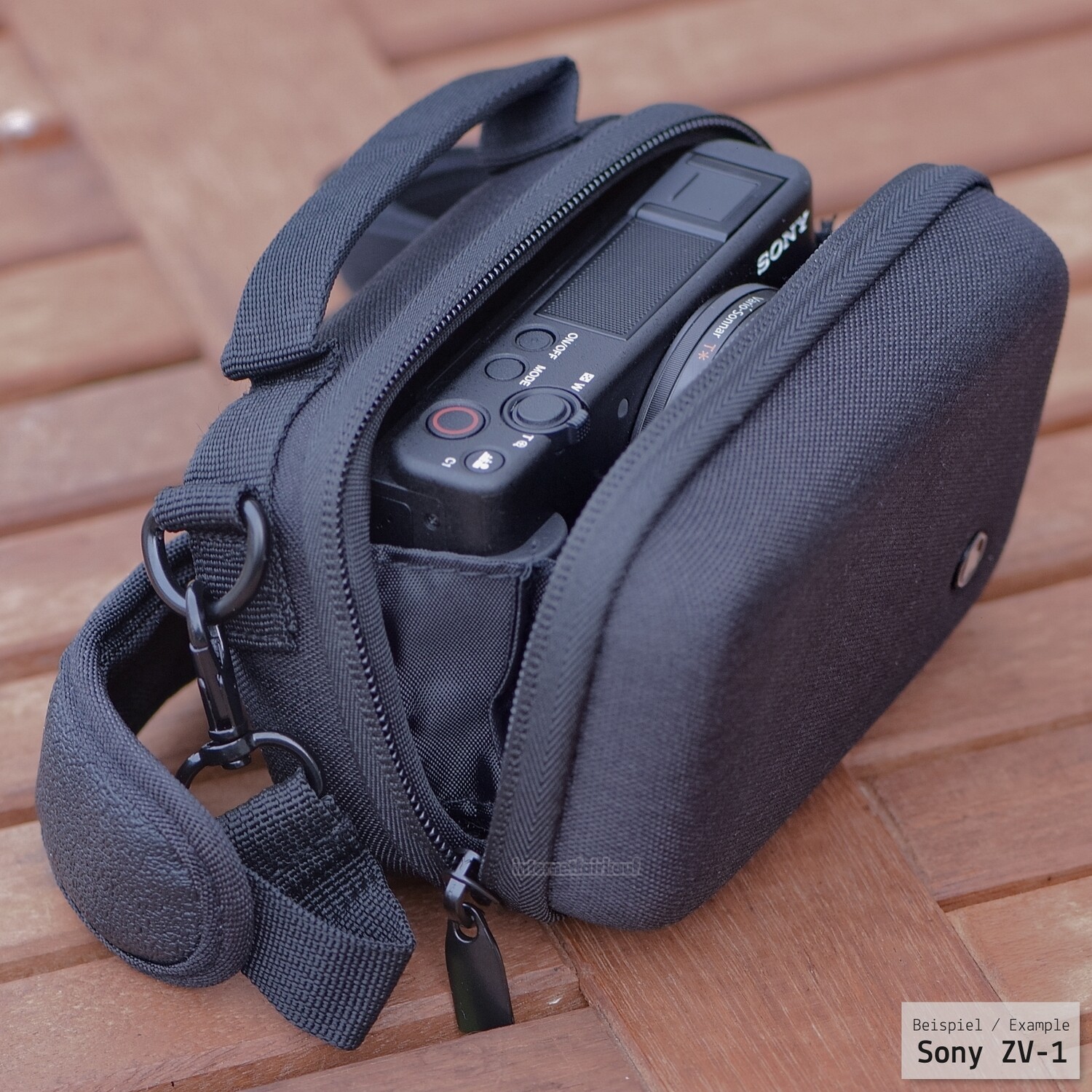 Hardcase Kameratasche schwarz passend für Panasonic Lumix DC-TZ96