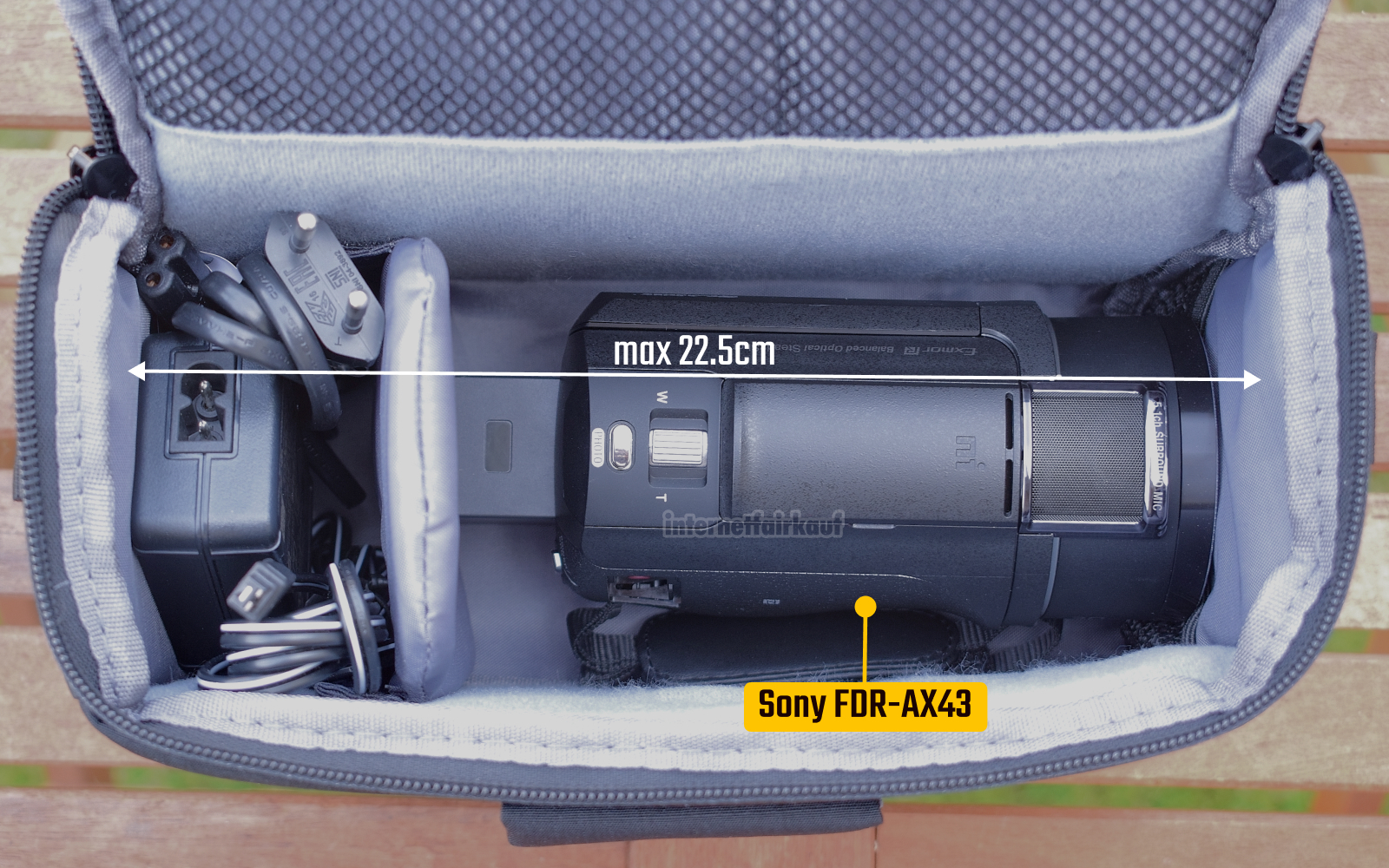Camcorder-Tasche passend für Panasonic HC-X929