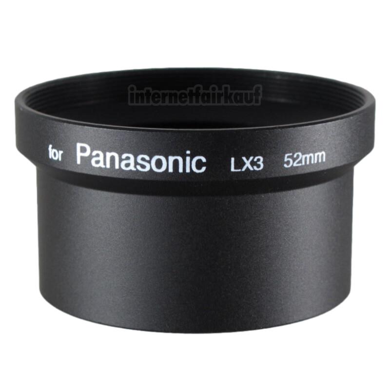 Fisheye Fischauge Vorsatz passend für Panasonic DMC-LX3
