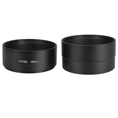 Adapter Tubus für Nikon Coolpix P7700 P7800, 58mm