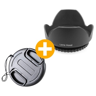 Sonnenblende Gegenlichtblende 52mm - incl. Objektivdeckel