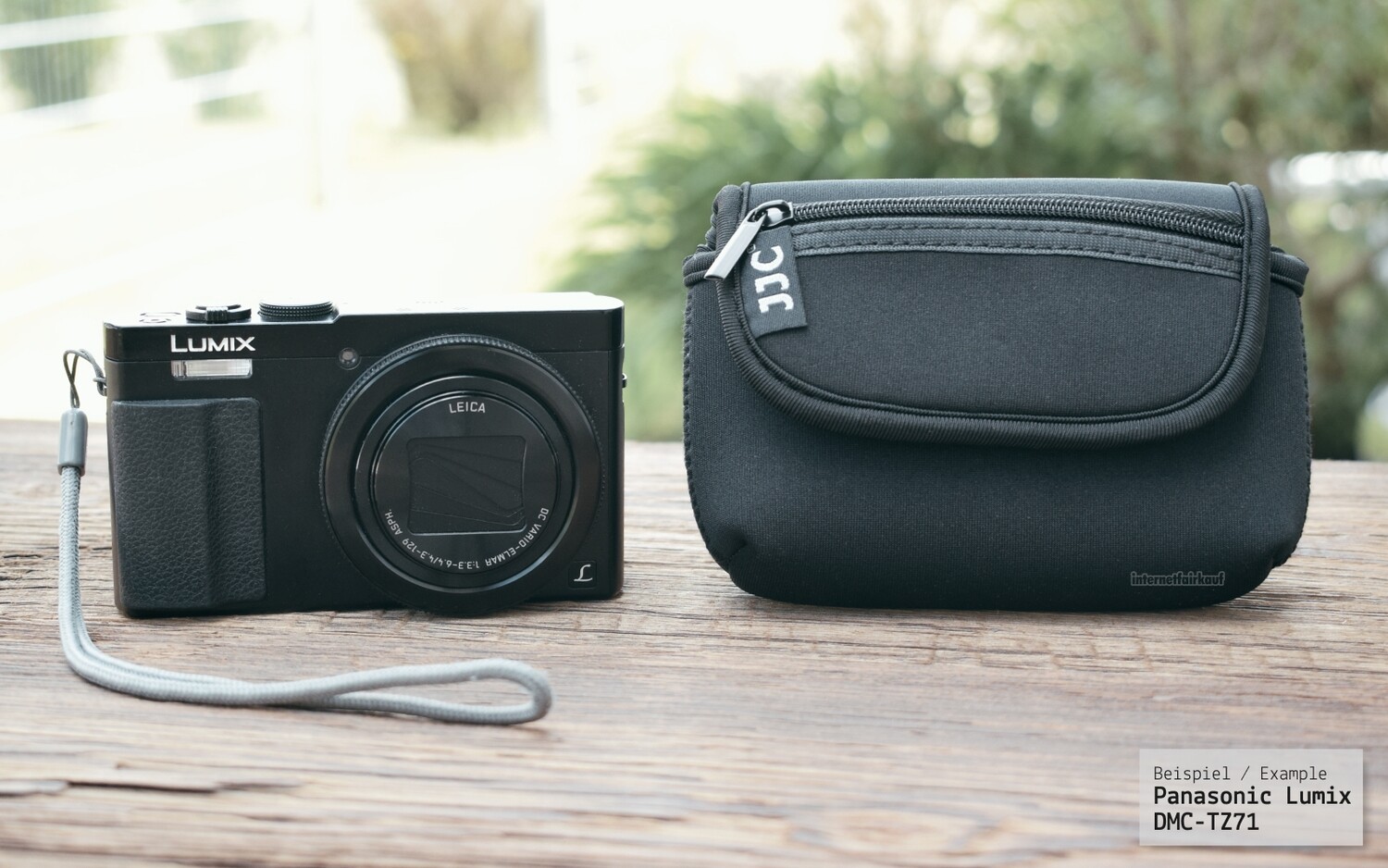 Neoprene Etui passend für Panasonic Lumix DMC-TZ2 - Kameratasche