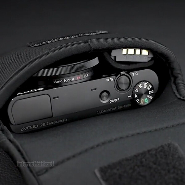 Neoprene Etui passend für Panasonic Lumix DMC-TZ2 - Kameratasche