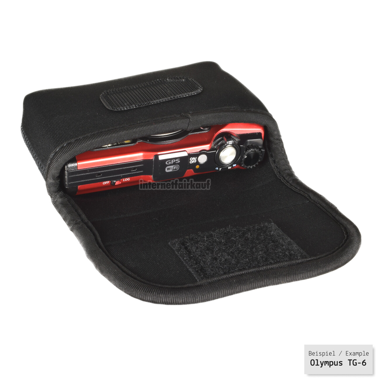 Neoprene Etui passend für Panasonic Lumix DMC-TZ4 - Kameratasche