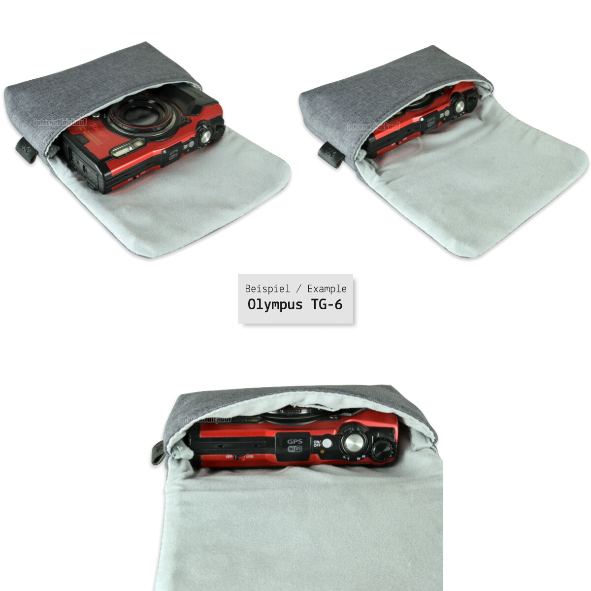 Kamera-Etui passend für Olympus TG-5 - Hülle