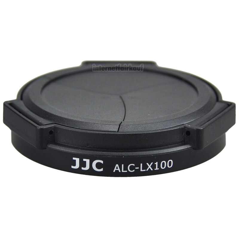 JJC ALC-LX100 BLACK Automatikdeckel für Leica D-Lux 8, Panasonic LX100 I + II