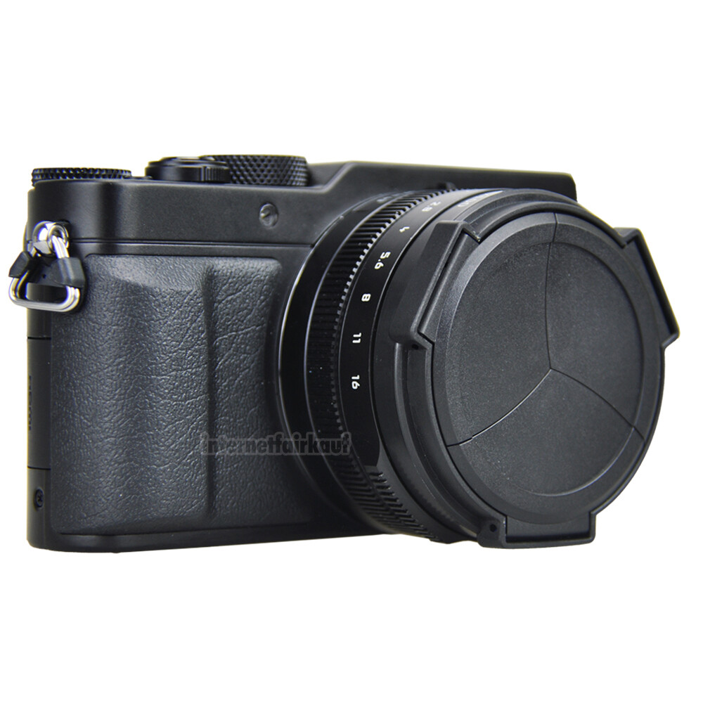 JJC ALC-LX100 BLACK Automatikdeckel für Leica D-Lux 8, Panasonic LX100 I + II