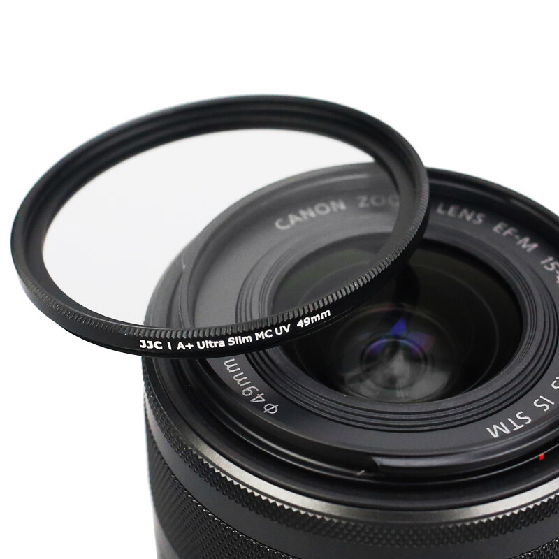 JJC F-MCUV49 - UV Filter 49mm schwarz ultra slim