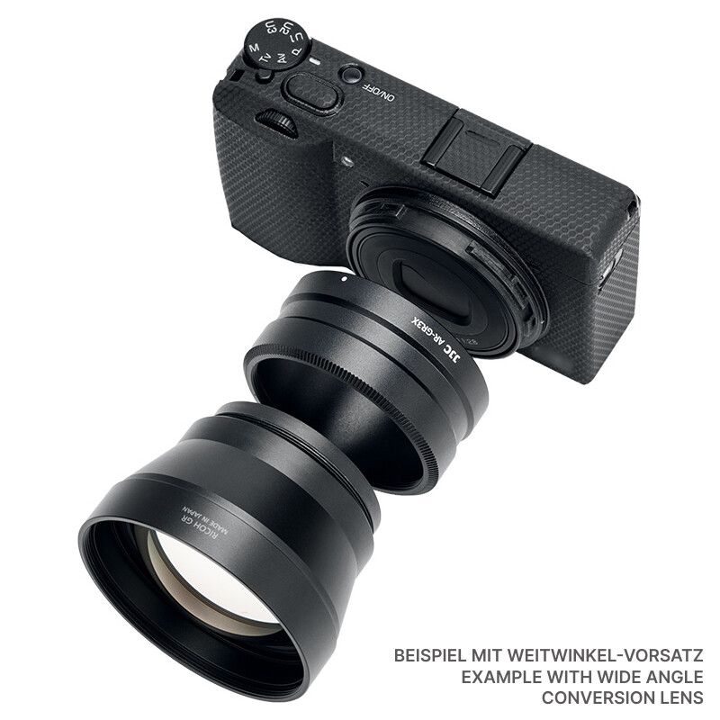 JJC AR-GR3X - AdapterTubus für Ricoh GR IIIX