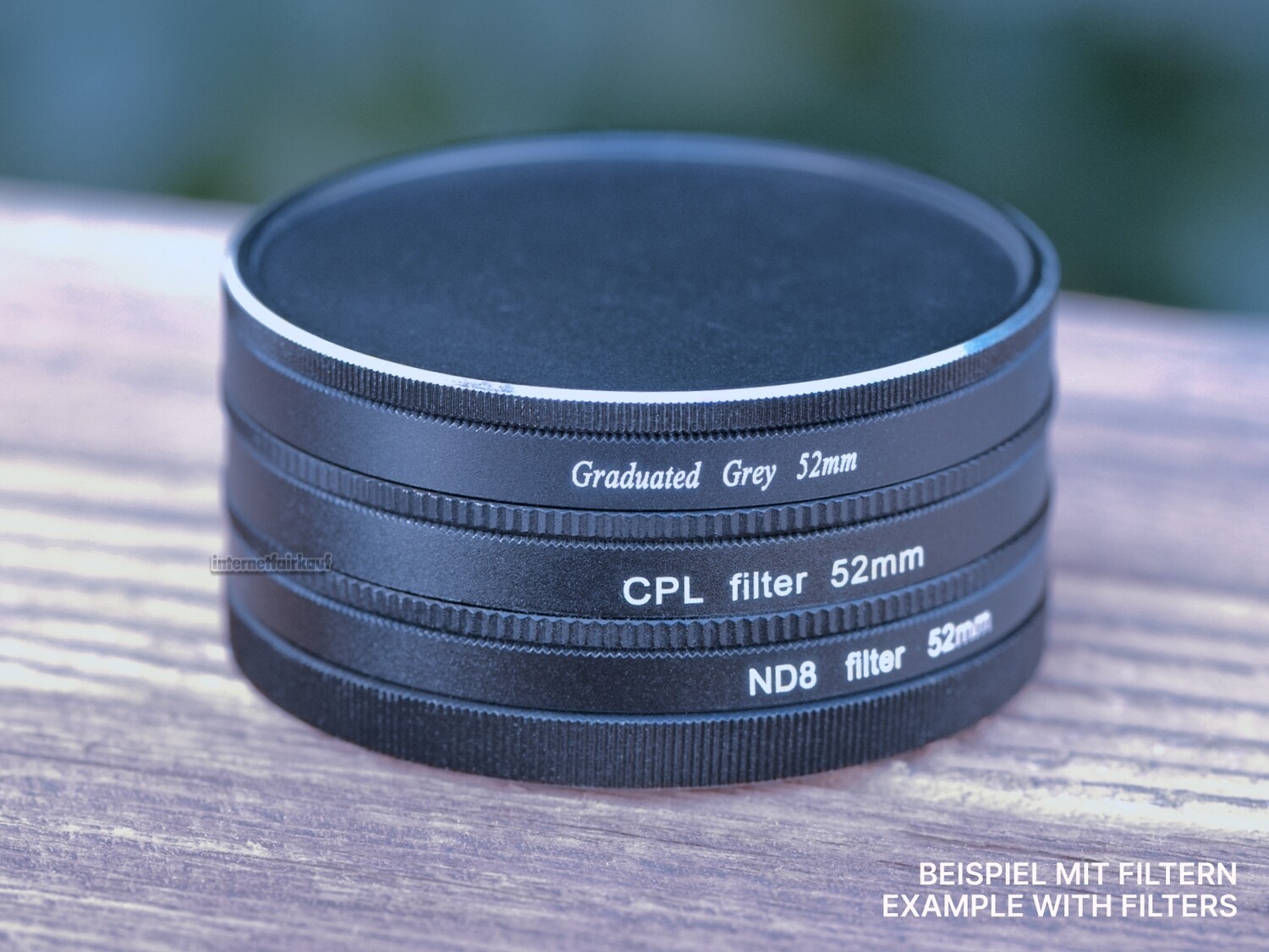 52mm Stack Caps Filterkappen Filter Container