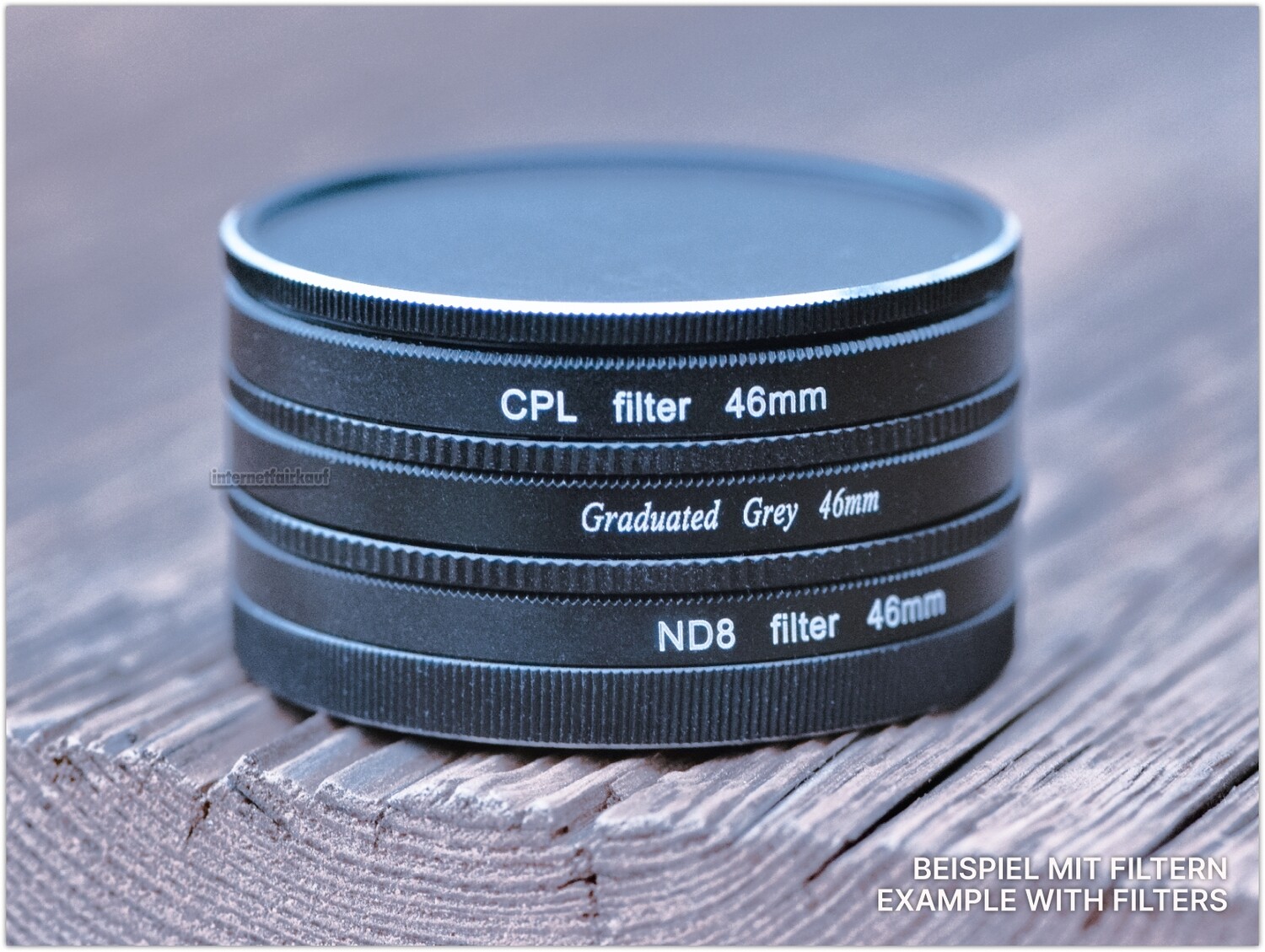 46mm Stack Caps Filterkappen Filter Container