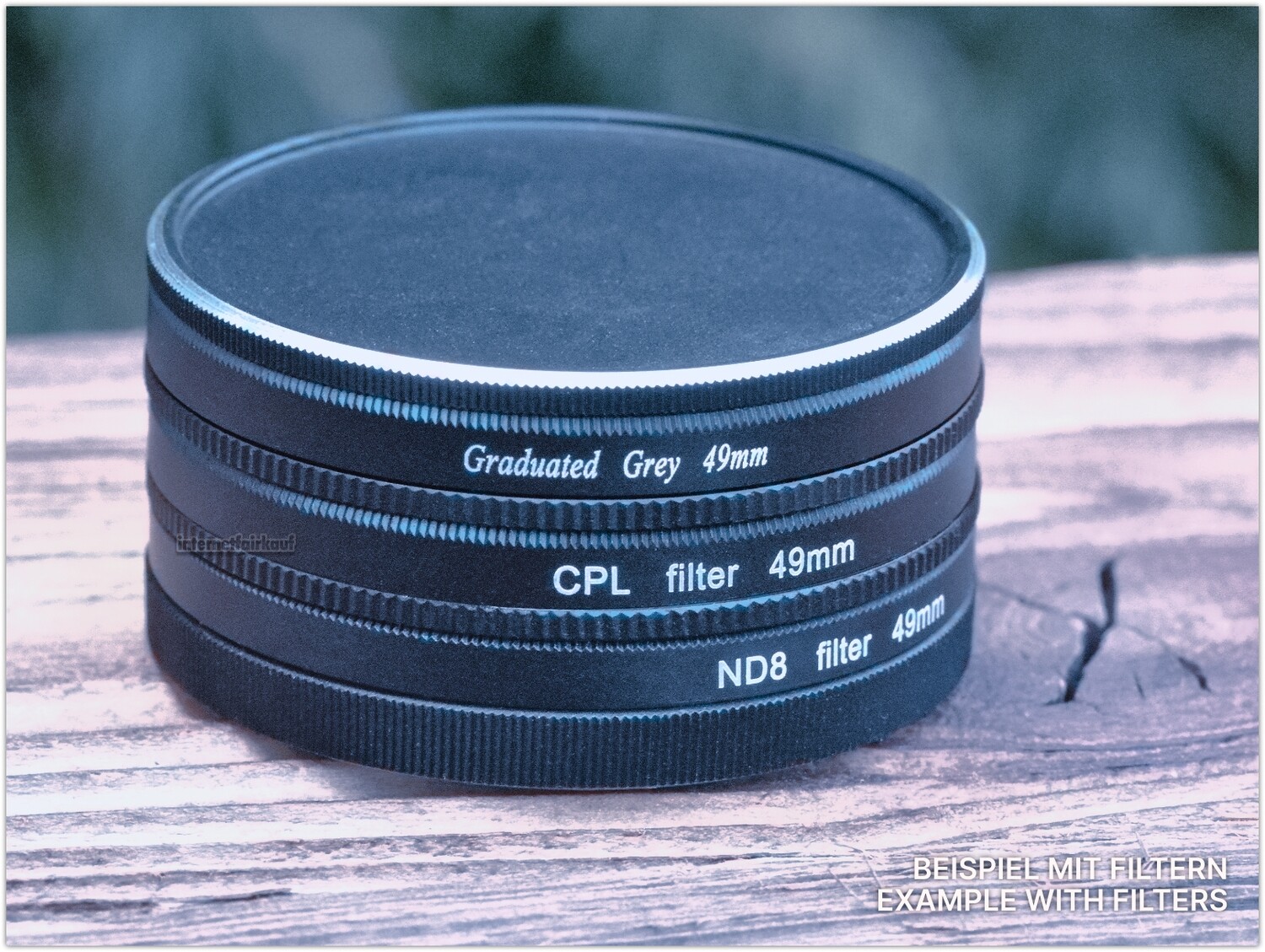 49mm Stack Caps Filterkappen Filter Container