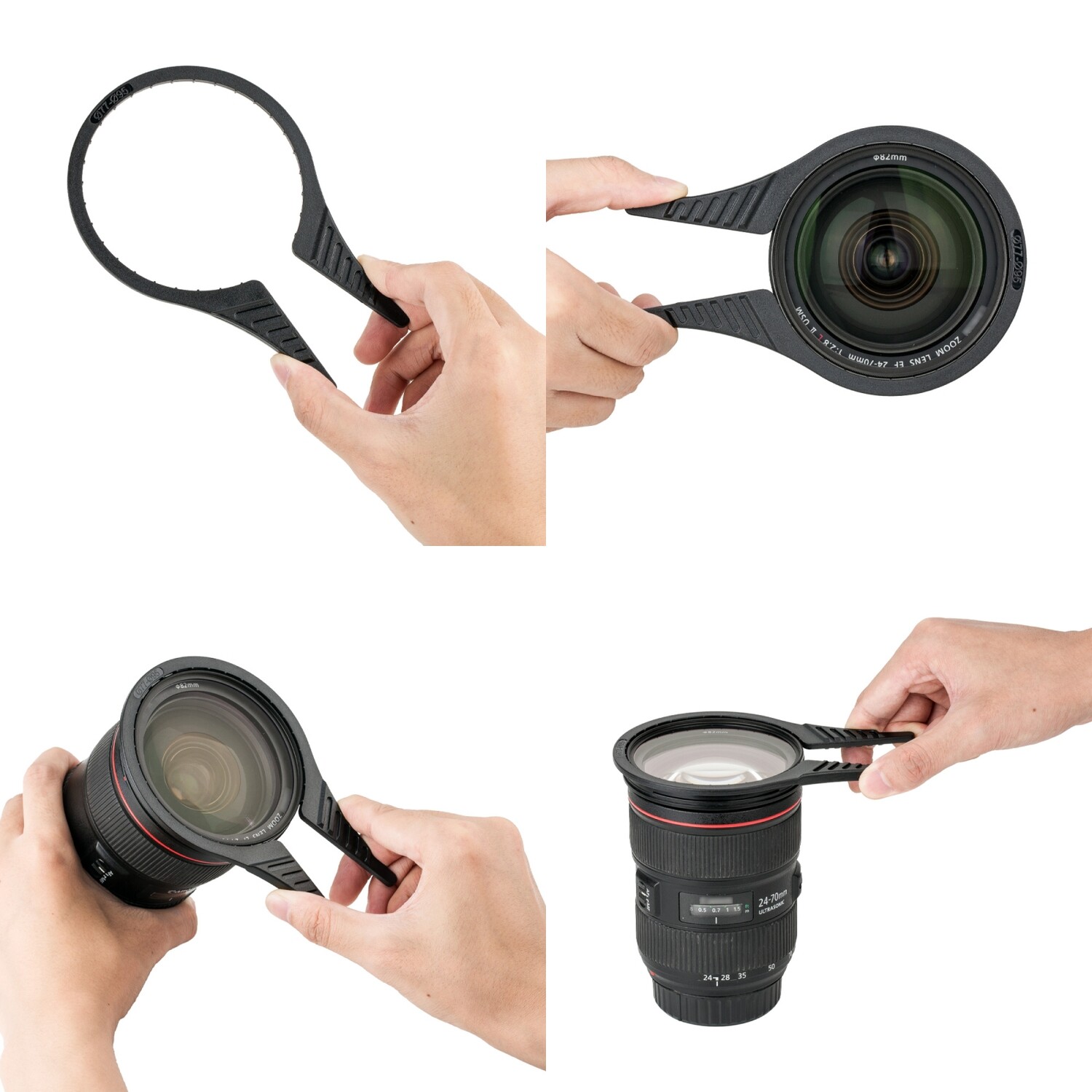 JJC FW-3795 - Set Filterklemmen 37-52mm + 55-72mm + 77-95mm