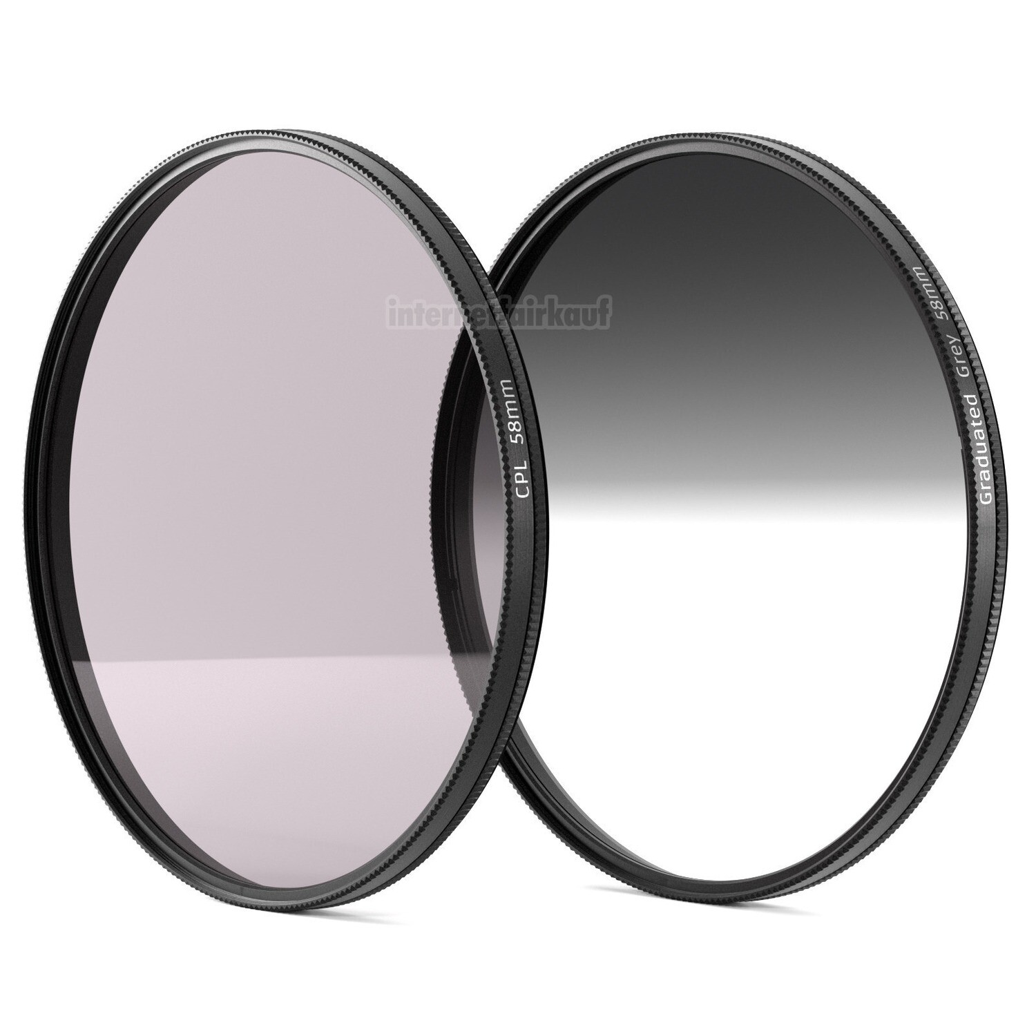Pol + Grauverlaufsfilter passend für Canon EOS R8 und 24-50 Objektiv