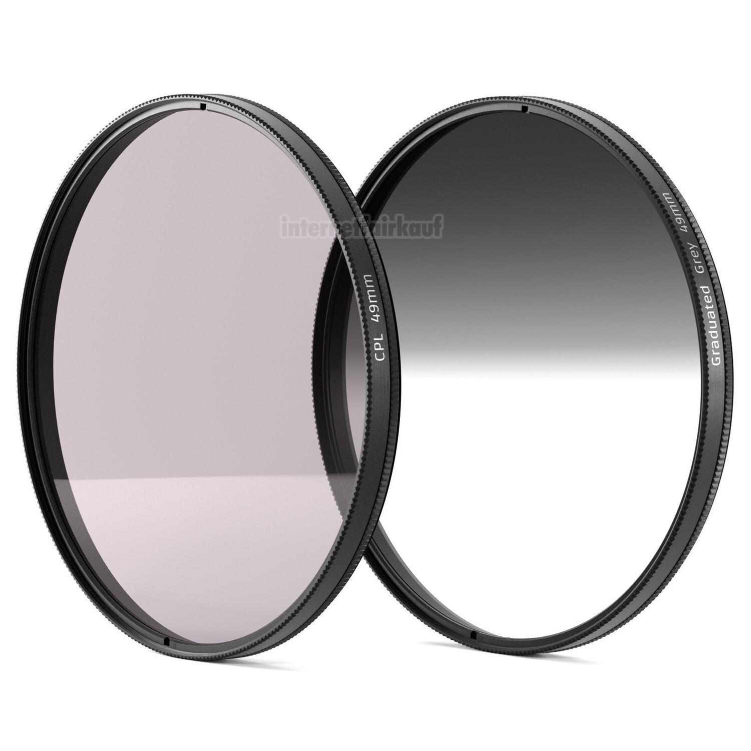 Pol + Grauverlaufsfilter passend für Canon EOS R50 und 18-45 Objektiv