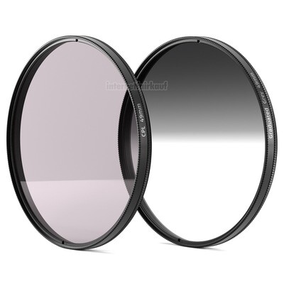 Pol + Grauverlaufsfilter passend für Canon EOS R10 und 18-45 Objektiv