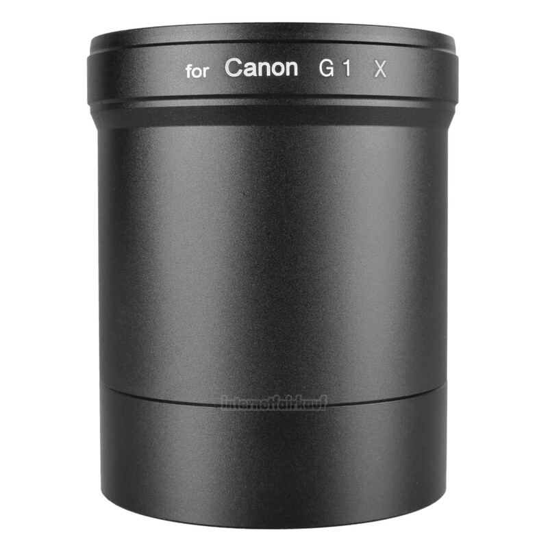 Adapter Tubus für Canon Powershot G1X - 58mm 2-teilig