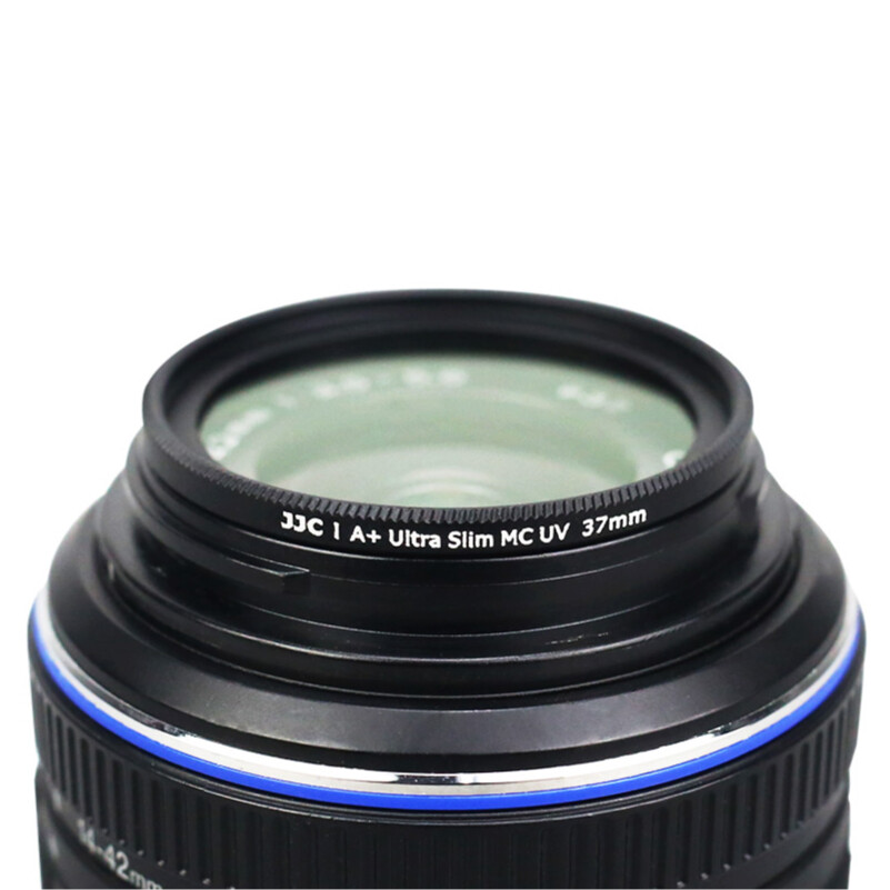 JJC F-MCUV37 - UV Filter 37mm schwarz ultra slim