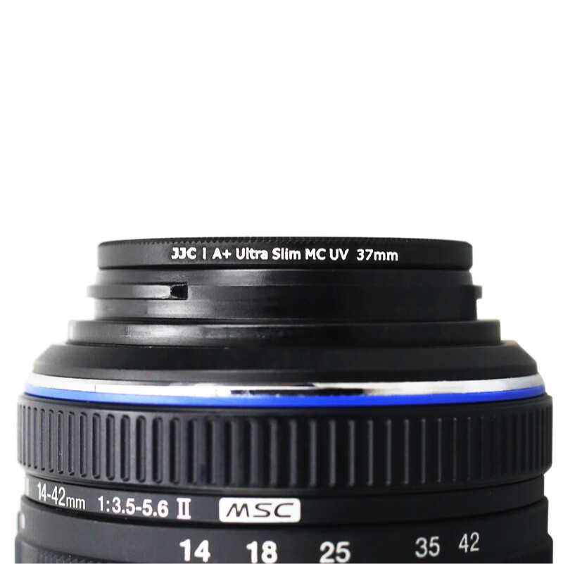 JJC F-MCUV37 - UV Filter 37mm schwarz ultra slim
