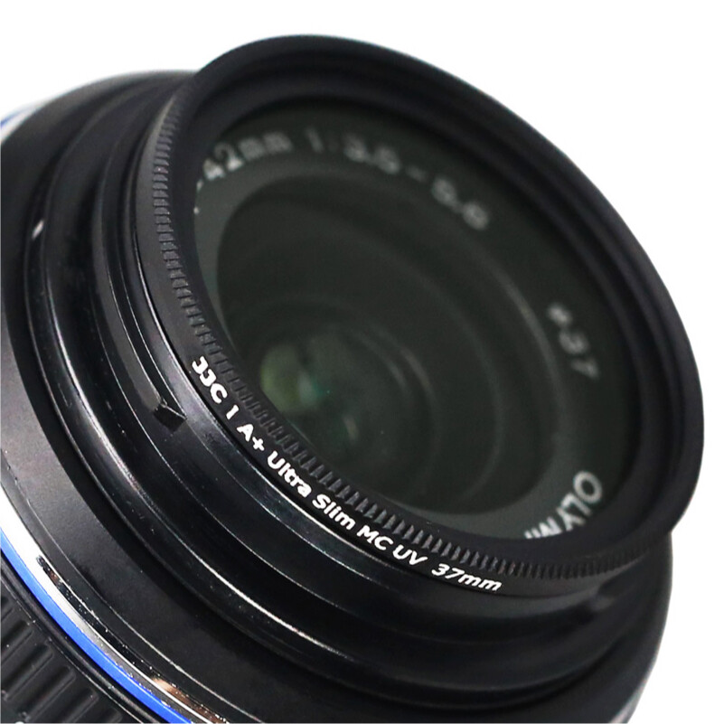 JJC F-MCUV37 - UV Filter 37mm schwarz ultra slim