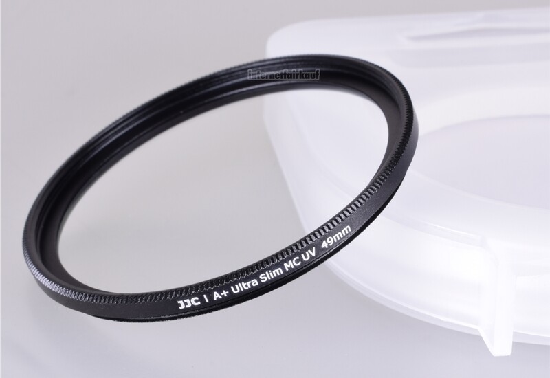 JJC F-MCUV49 - UV Filter 49mm schwarz ultra slim