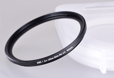 JJC F-MCUV49 - UV Filter 49mm schwarz ultra slim
