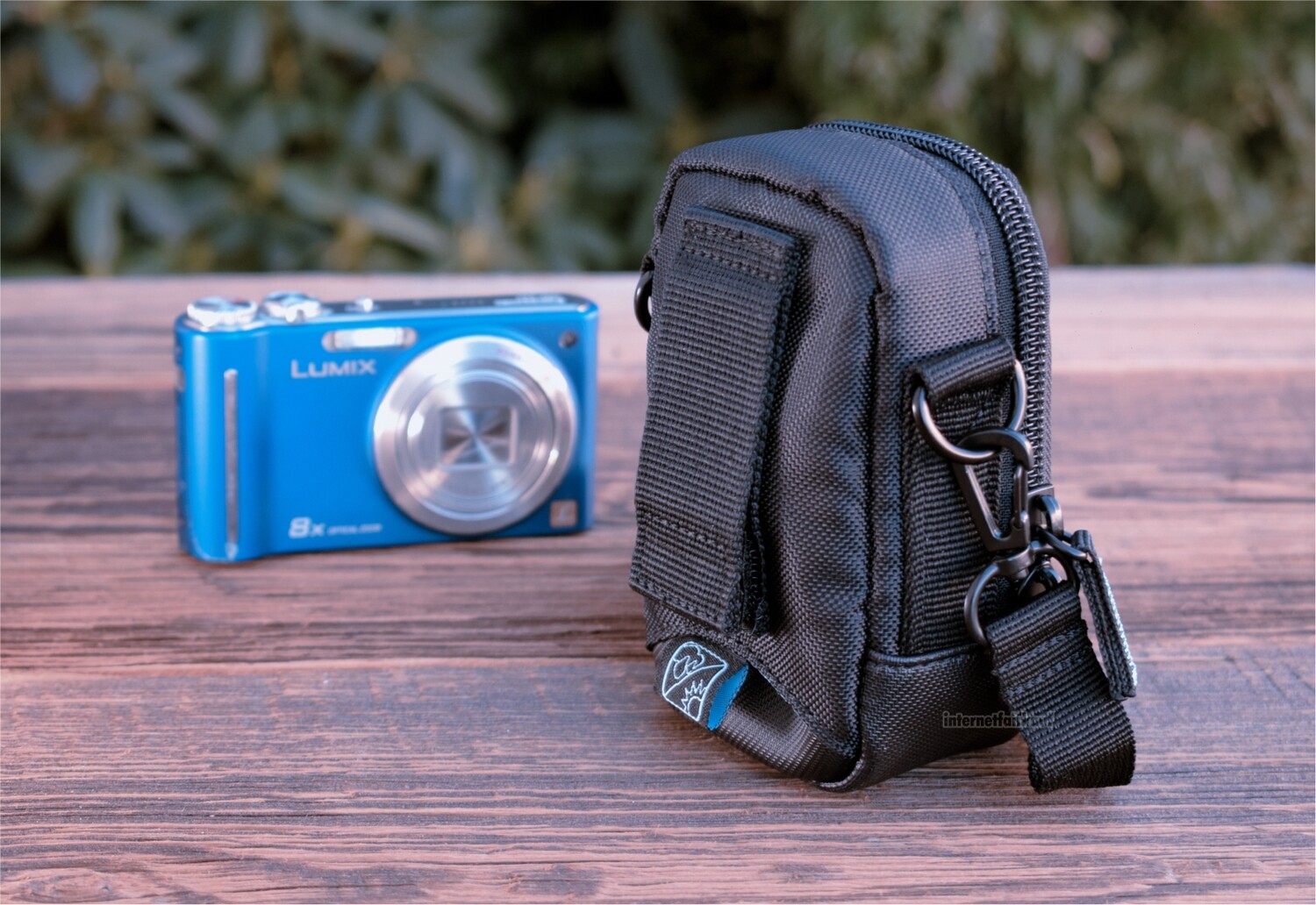 Schultertasche schwarz passend für Panasonic Lumix DMC-TZ22