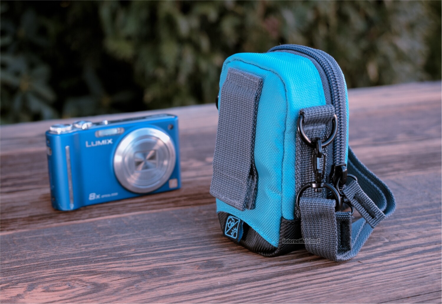 Kameratasche cyan passend für Canon IXUS 75