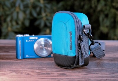 Kameratasche cyan passend für Panasonic Lumix DMC-FS18