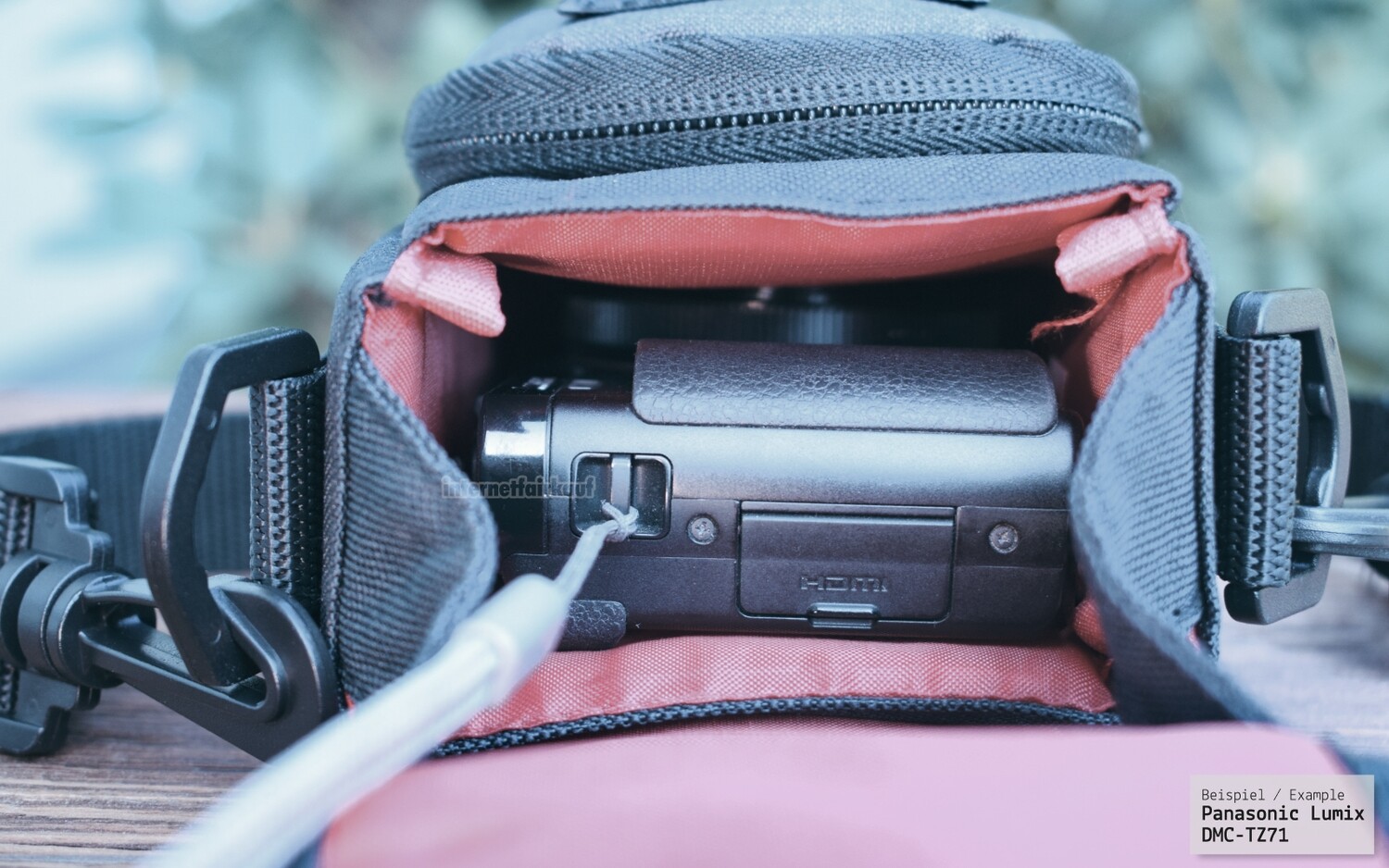Kameratasche passend für Panasonic Lumix DMC-LX5 - Gürteltasche