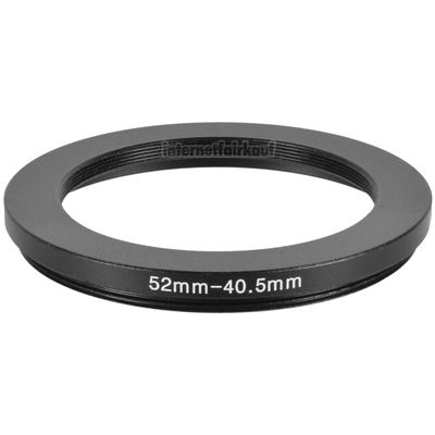 52-40.5mm Adapterring Filteradapter