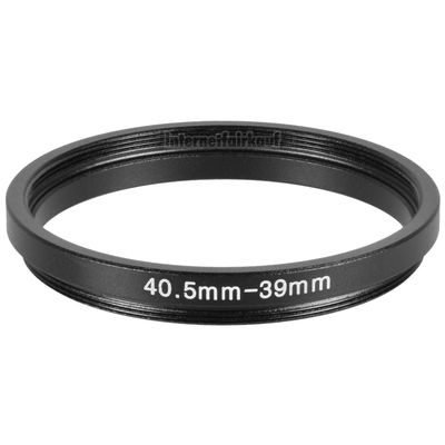 40.5-39mm Adapterring Filteradapter