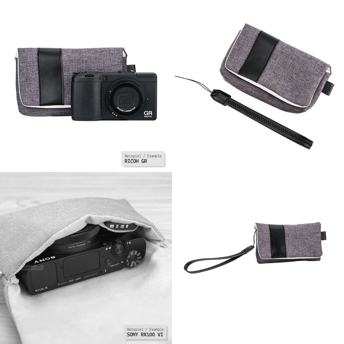 Kamera-Etui passend für Ricoh WG-90 - Hülle
