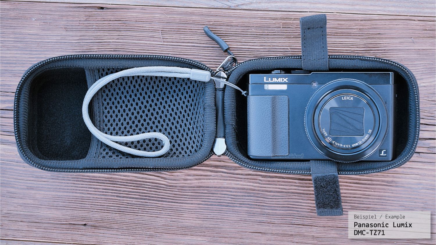 Kameratasche Hardcase passend für Panasonic Lumix DMC-TZ81