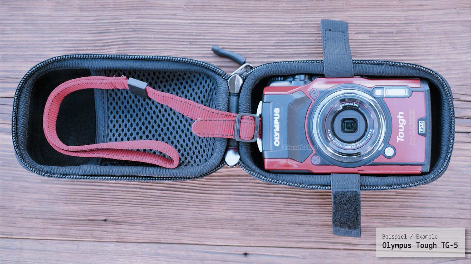 Kameratasche Hardcase passend für Panasonic Lumix DMC-TZ81