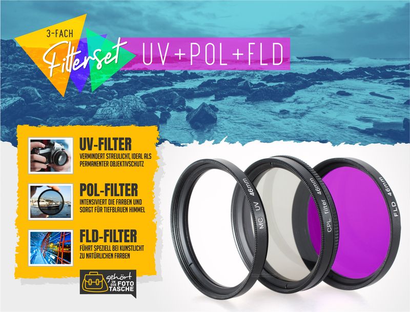 UV + Pol + FD / FLD Filter 46mm