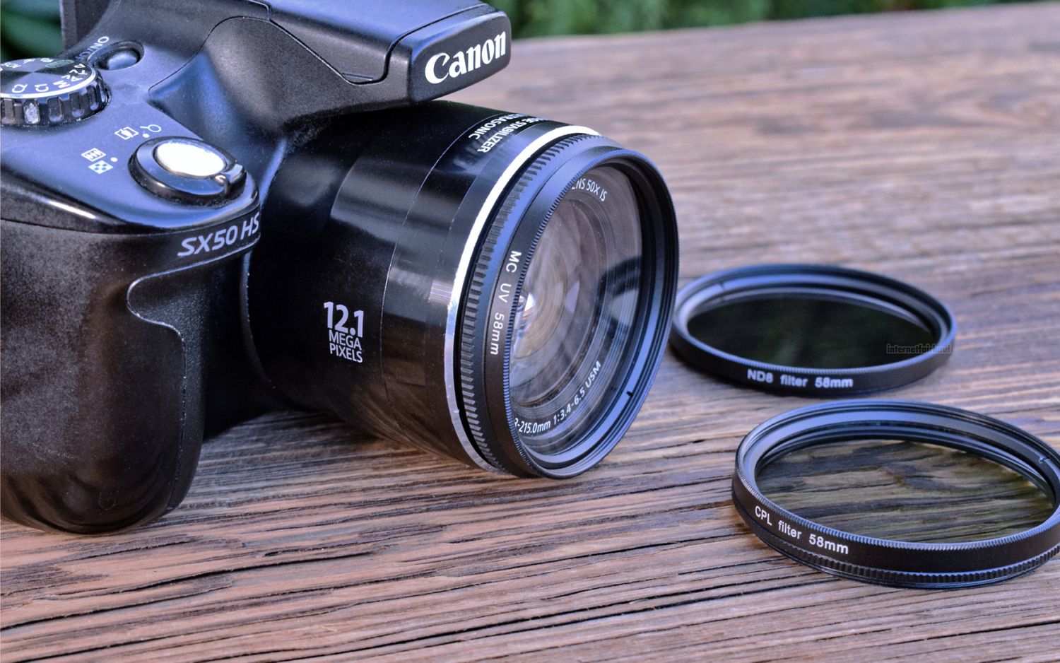 Set UV POL ND8 Filter + Adapter passend für Canon PowerShot G3X SX540HS SX530HS u.a.