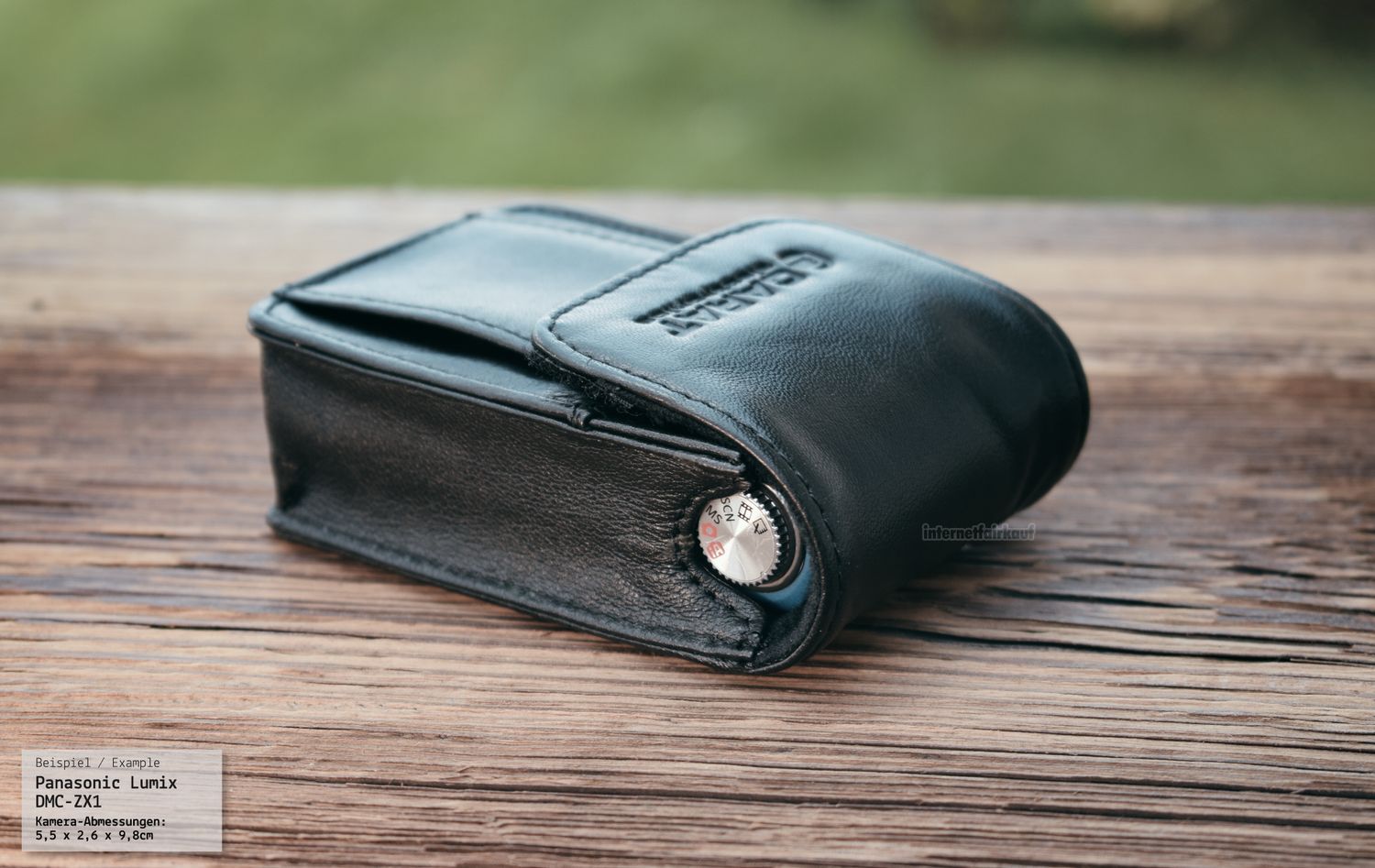 Leder Etui passend für Canon IXUS 850 IS - Kameratasche