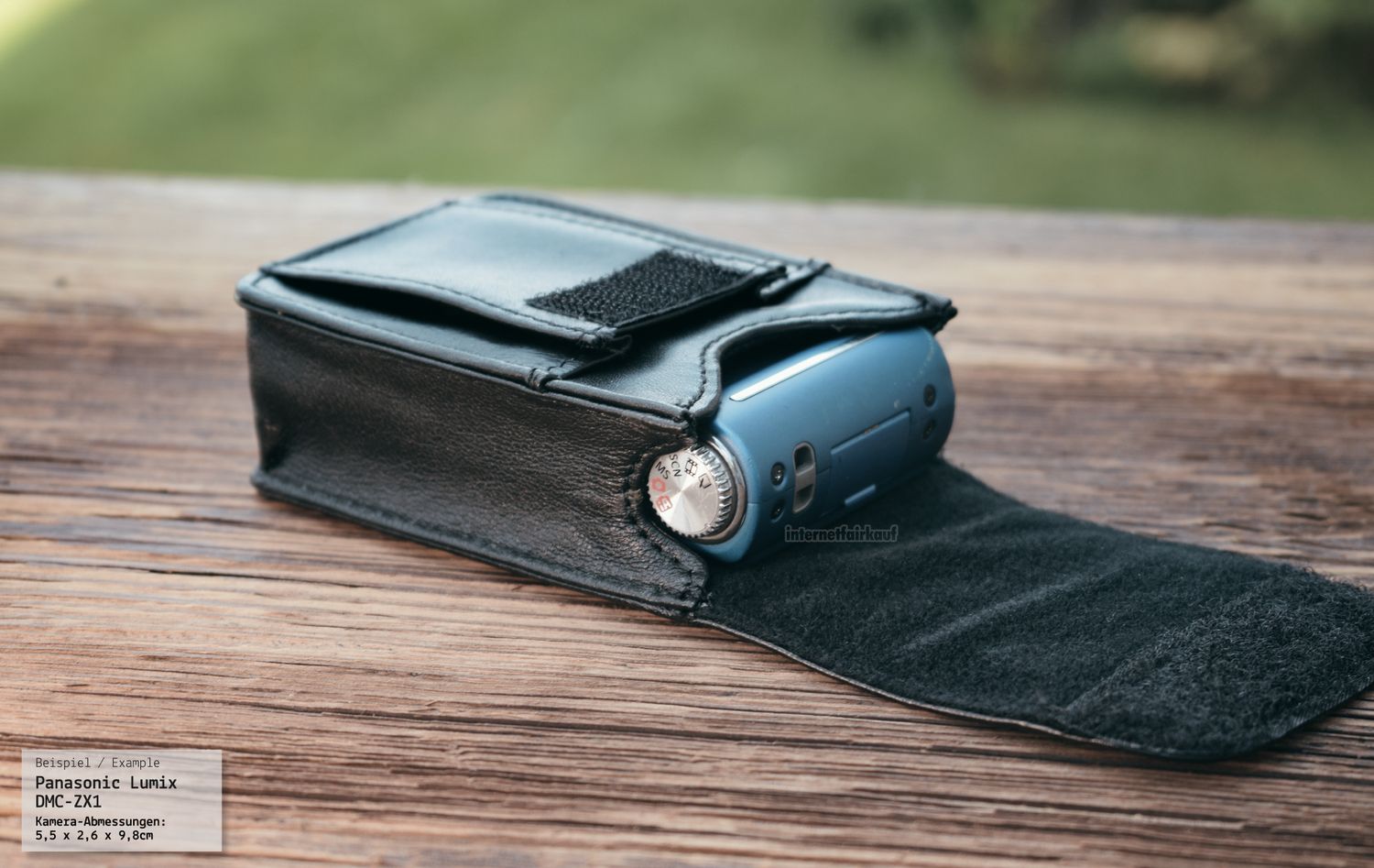 Leder Etui passend für Canon IXUS 210  - Kameratasche