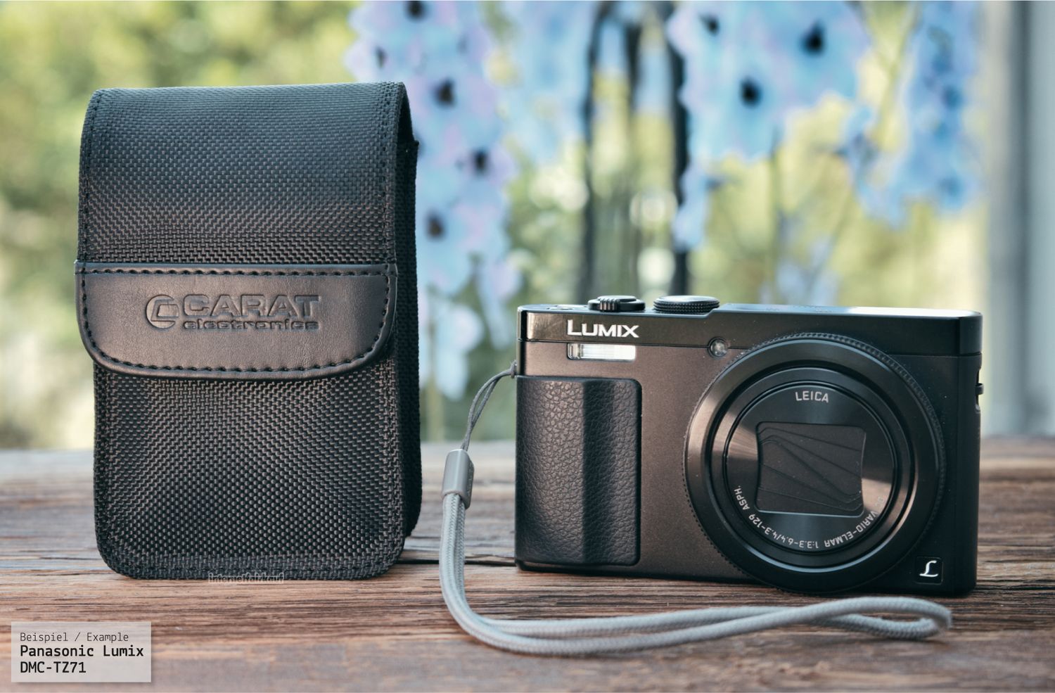 Nylon Etui passend für Panasonic Lumix DMC-TZ3 - Kameratasche
