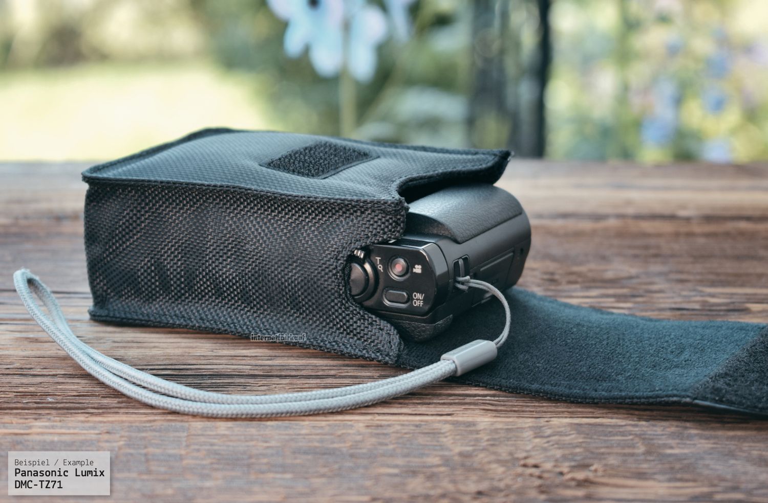 Nylon Etui passend für Panasonic Lumix DMC-TZ3 - Kameratasche