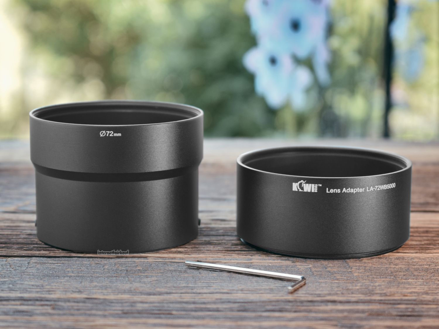 Kiwifotos LA-72WB5000 - Adapter Tubus für Samsung WB-5000, 72mm