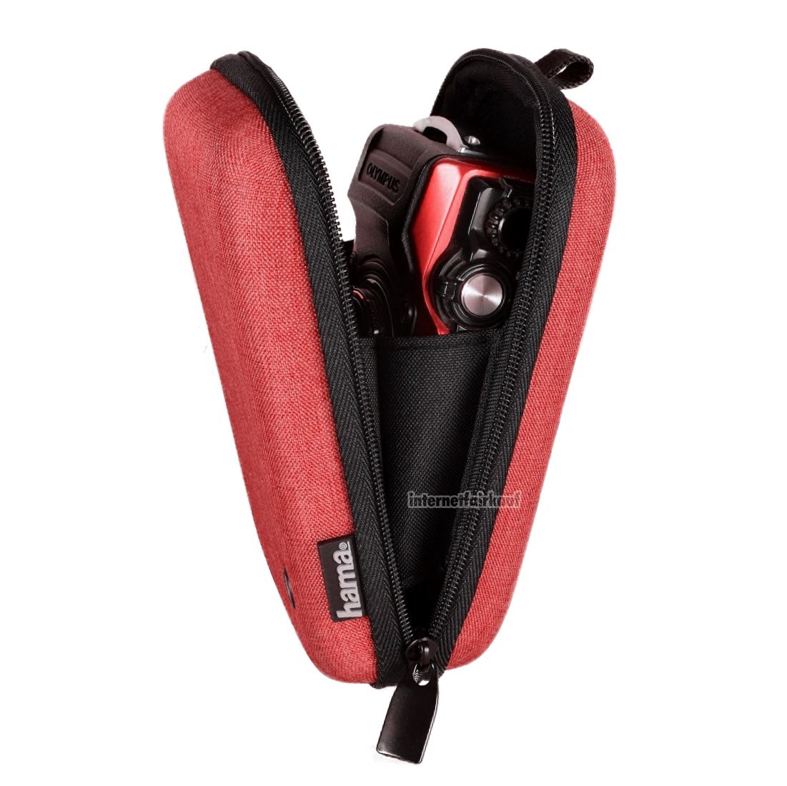 Hardcase Kameratasche rot passend für Panasonic Lumix DMC-TZ81