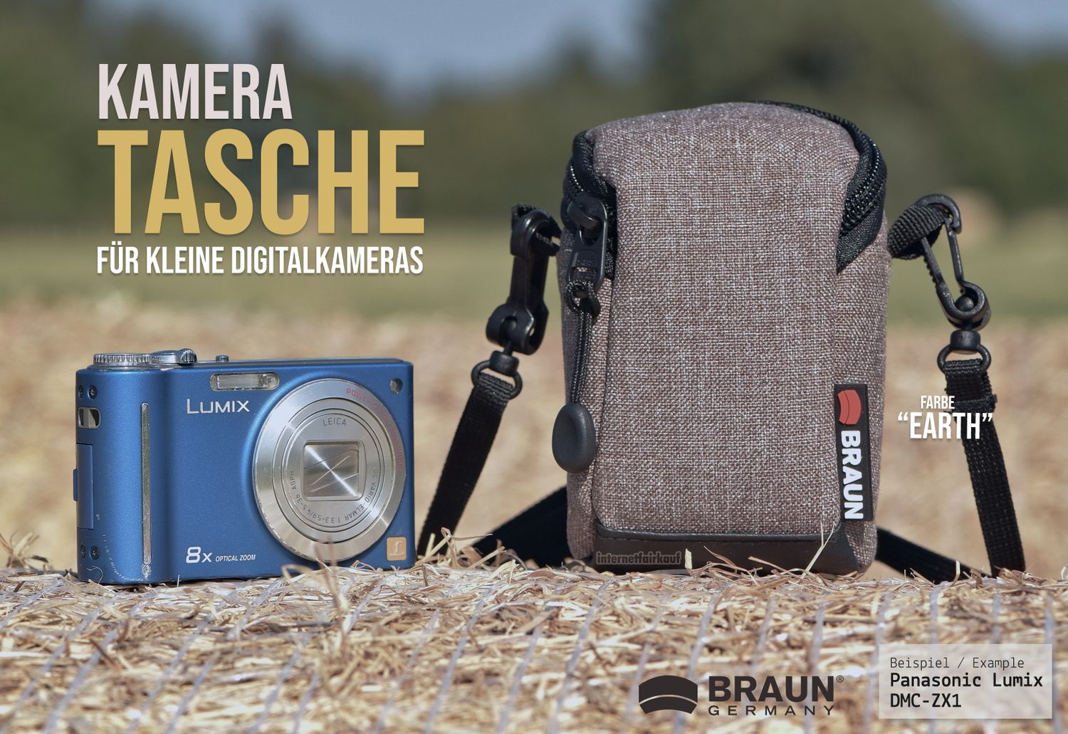 Kameratasche Etui passend für Panasonic Lumix DMC-TZ41