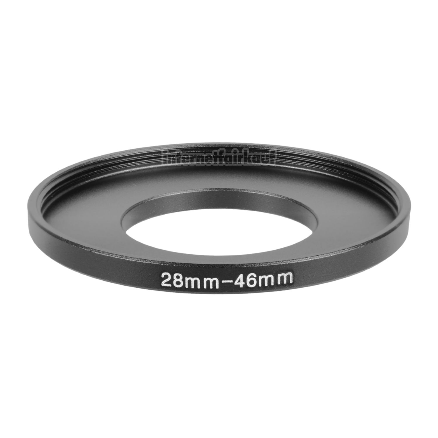 28-46mm Adapterring Filteradapter schwarz