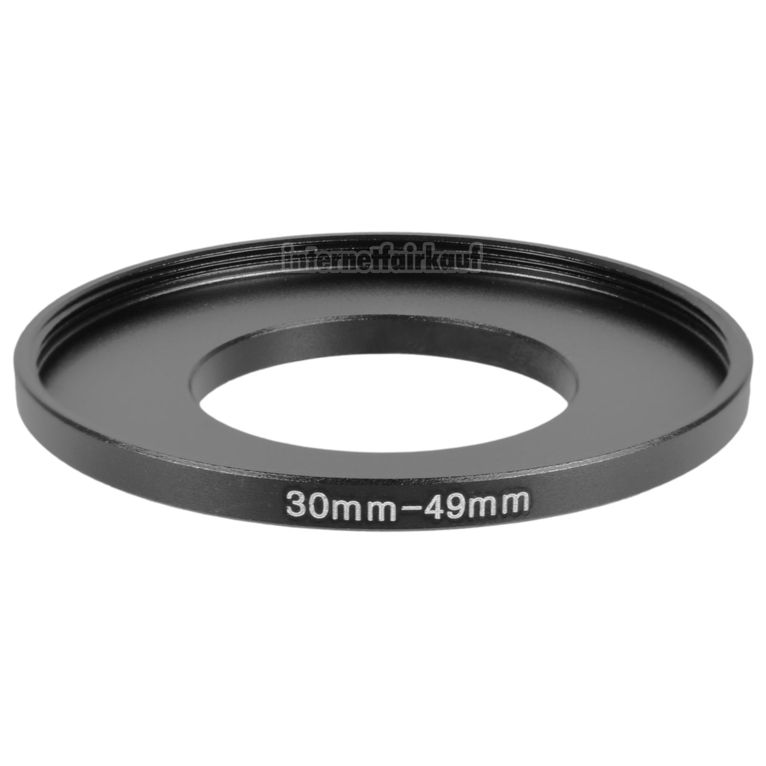 30-49mm Adapterring Filteradapter schwarz