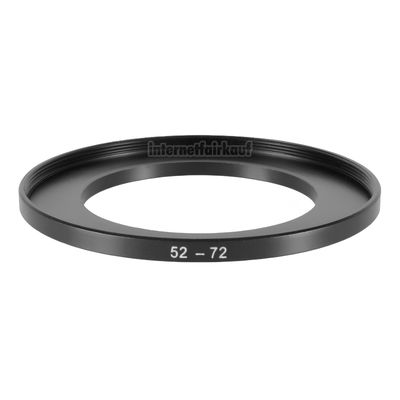 52-72mm Adapterring Filteradapter