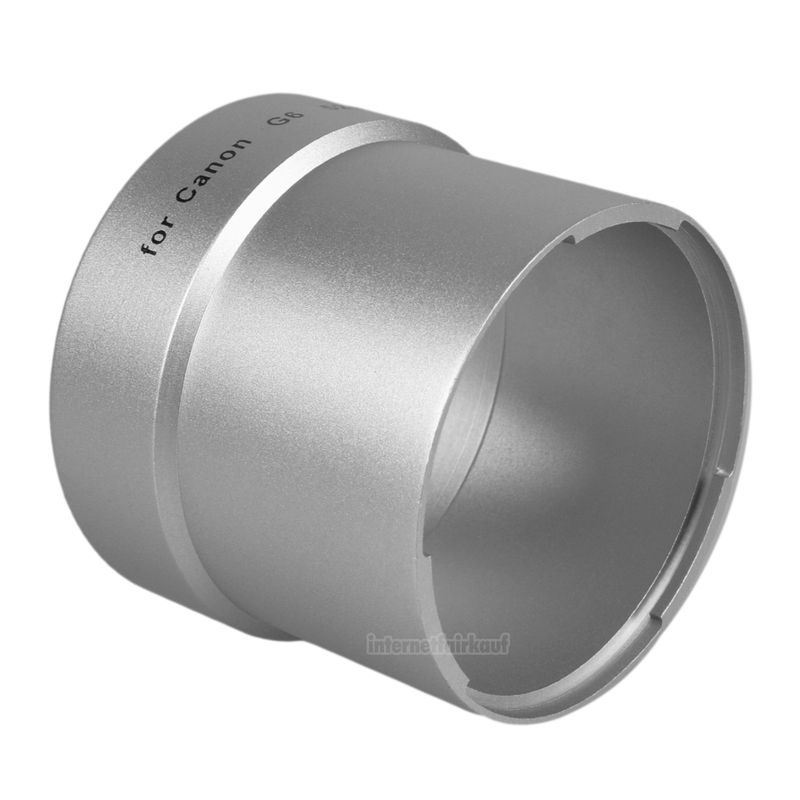 Adapter Tubus für Canon Powershot G6, 52mm