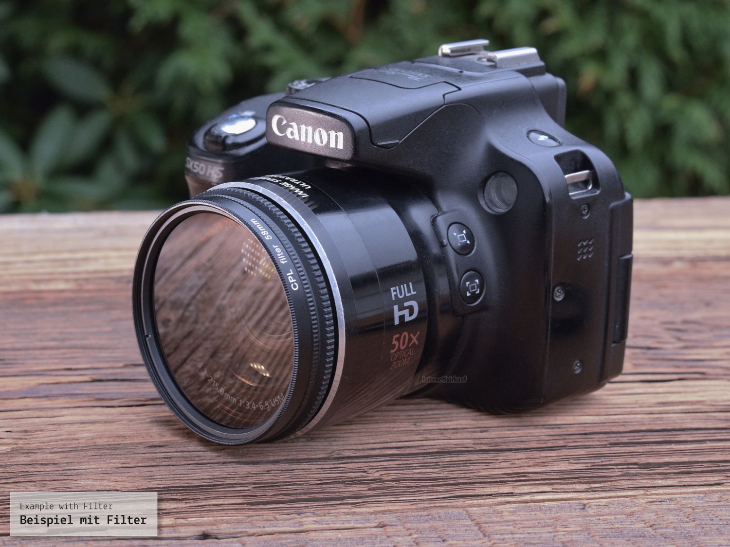 Kiwifotos LA-58SX50 Adapter für Canon G3X SX540HS SX530HS SX70HS u.a.