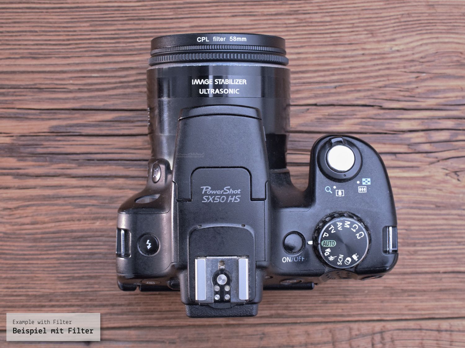 Kiwifotos LA-58SX50 Adapter für Canon G3X SX540HS SX530HS SX70HS u.a.
